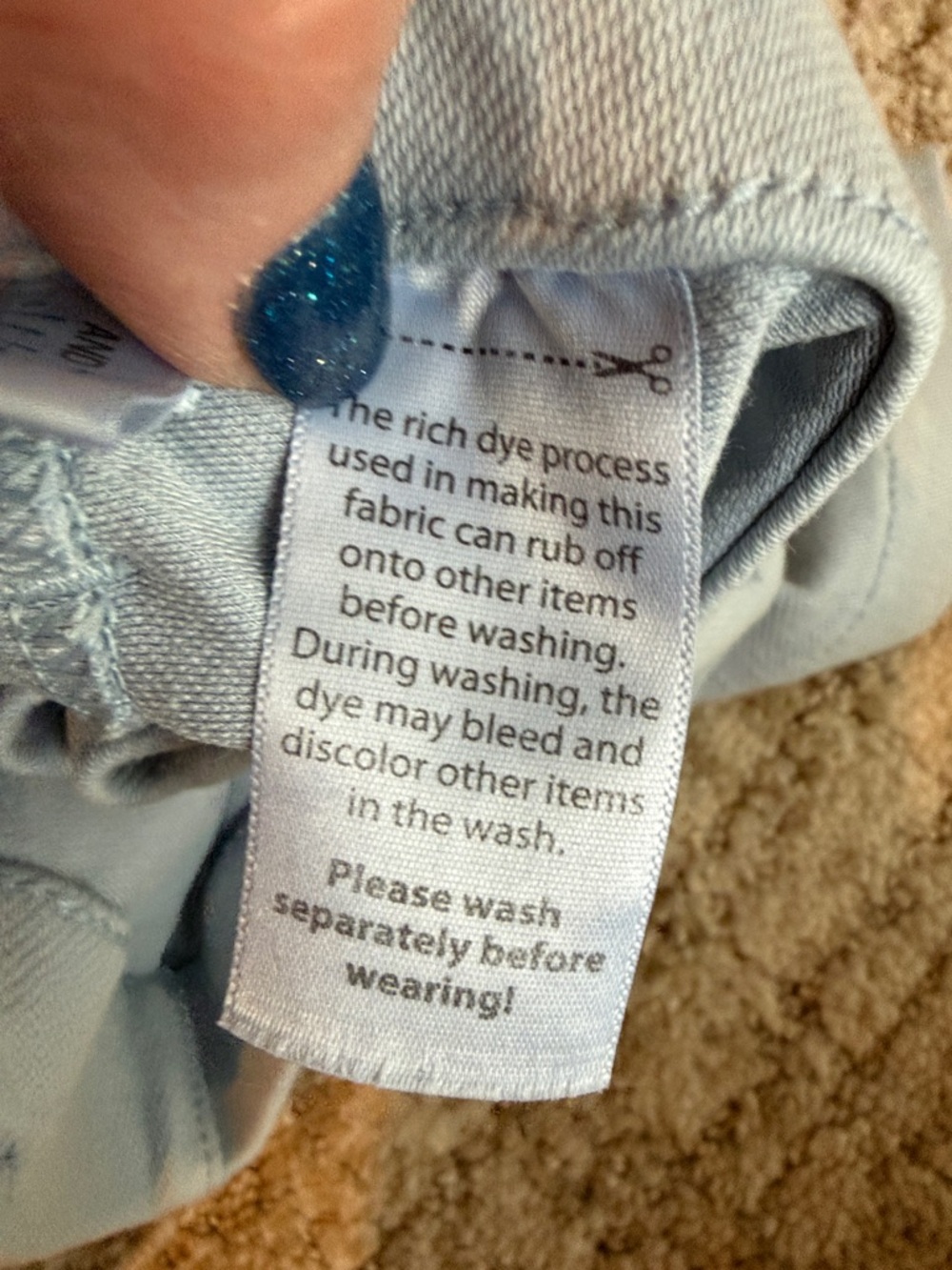 Bundle - Time and Tru Women’s Denim Capris - Light Blue and Black - Picture 8 of 10